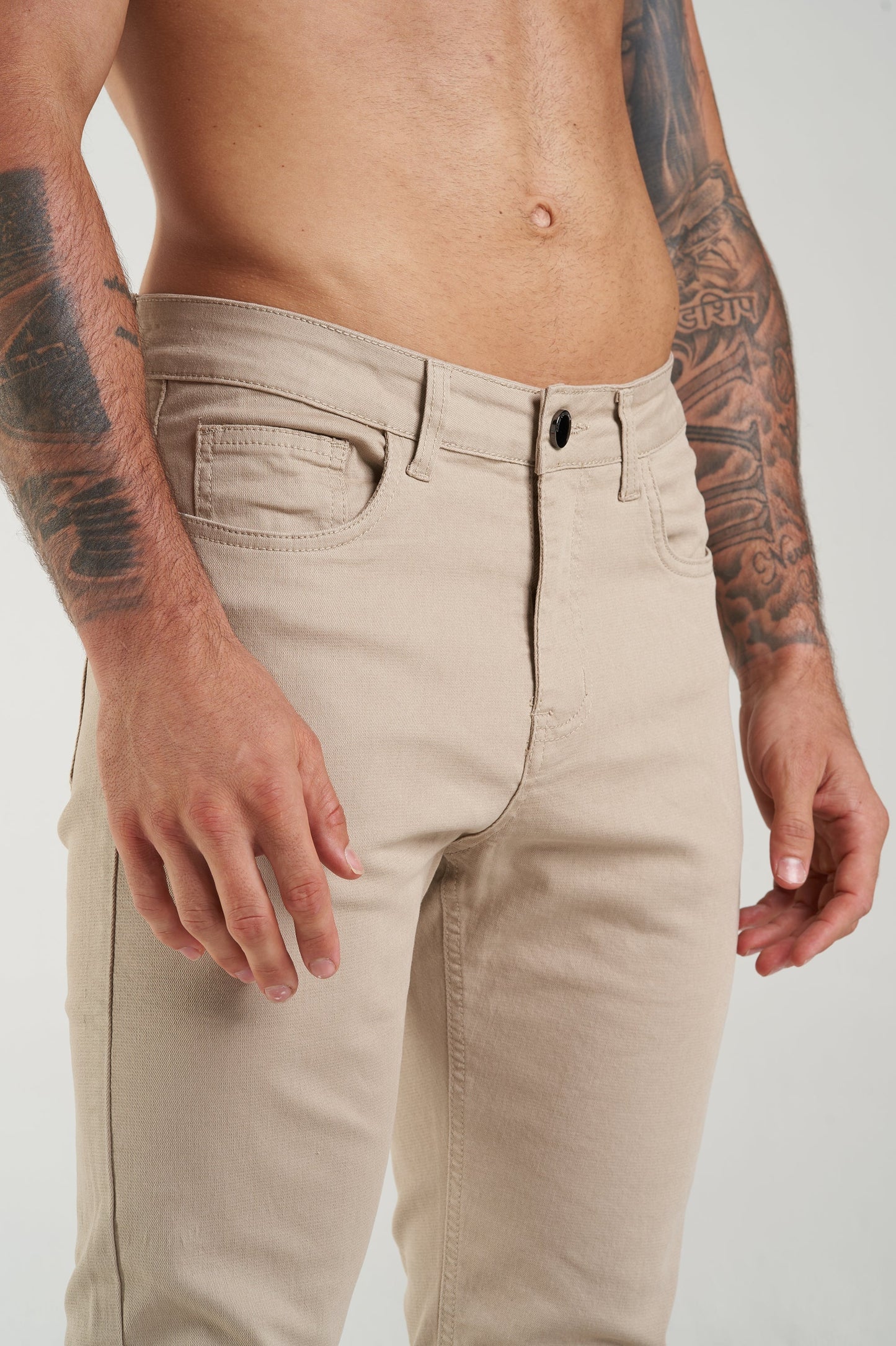 Pantalones Calis - BEIGE